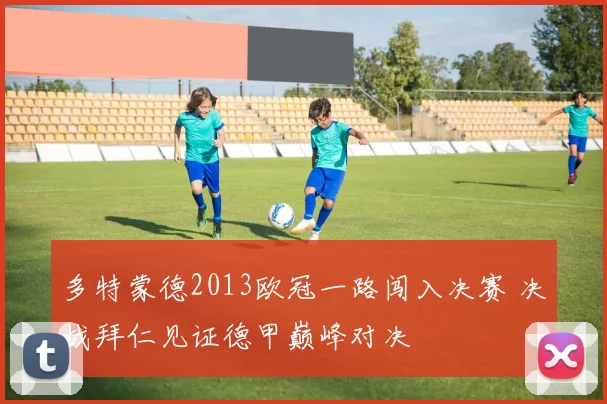 多特蒙德2013欧冠一路闯入决赛 决战拜仁见证德甲巅峰对决