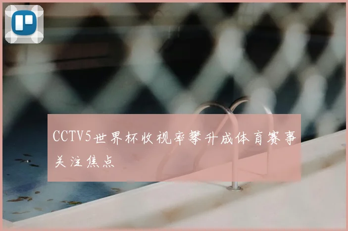 CCTV5世界杯收视率攀升成体育赛事关注焦点